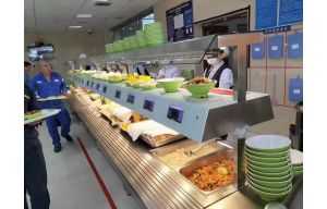 菜品出品結算一體(tǐ)機：呼和浩特某國(guó)企食堂項目