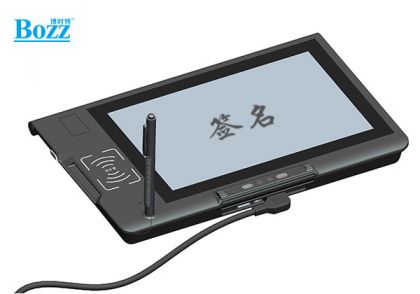 營業廳櫃台智能(néng)人臉識别電(diàn)子筆(bǐ)簽 4G網簽字平闆_ F1014